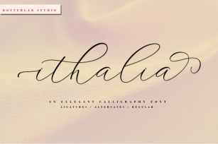 ithalia script Font Download