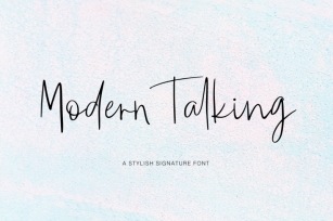 Modern Talking Font Download