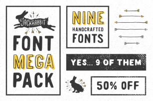 Jackrabbit Font Mega Pack Font Download