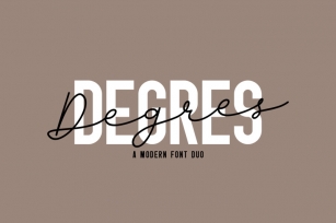 Degres Font Duo Font Download