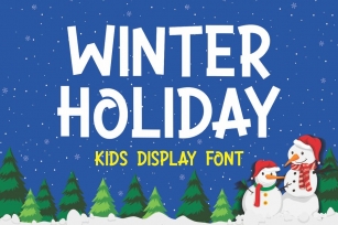 Winter - Holiday Display Font Font Download