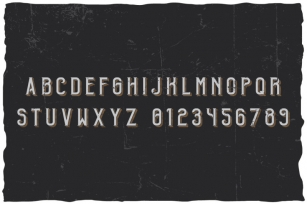 Vintage Darkness Label Font Font Download