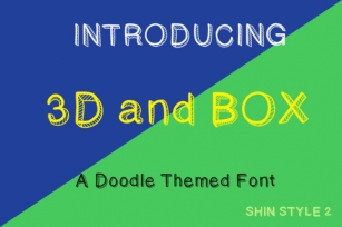3D and Box Font Download