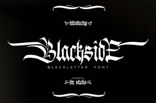 Blackside-Blackletter Font Font Download