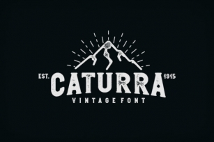 Caturra Vintage Font Download