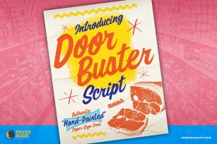 Doorbuster Script-Sign Painter Font Download