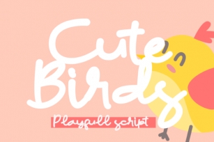 Cute Birds Font Download
