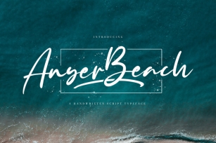 Anyer Beach - Handwritten Font Font Download