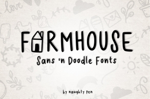Farmhouse Sans and Doodle Font Font Download