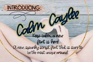 Calm Caylee Script Font Download