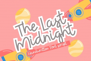 The Last Midnight Fun Hnadwritten Script Font Download