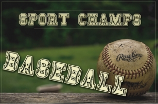 Baseball & Softball Font Font Download