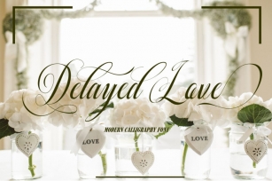 Delayed Love Font Download
