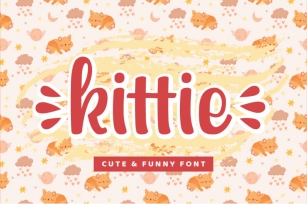 kittie - cute & funny font Font Download