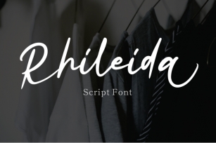 Rhiledia - Script Font Font Download