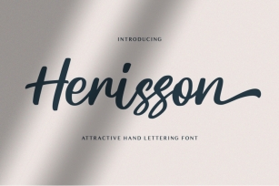 Herisson - Attractive Handlettering Font Download
