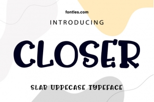 CLOSER Uppercase Typeface Font Download