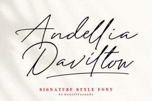 Andellia Davilton Font Download