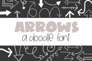 Arrows - A Doodle / Dingbat Font Font Download