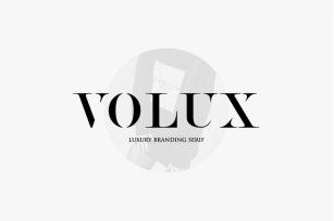 VOLUX - Luxury Branding Font Download
