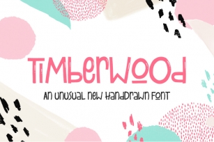 Timberwood Font (Kooky Font, Quirky Font, Rough Font) Font Download