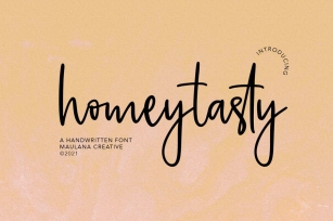 Homeytasty Handwritten Script Font Font Download