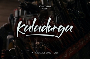 Kaladurga - Hand Drawn Brush Font GT Font Download