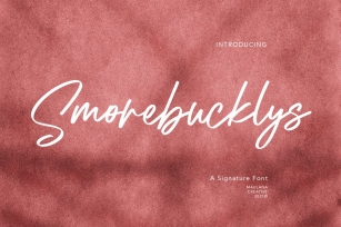 Smorebucklys Signature Font Font Download