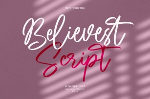 Believest Script Font Font Download