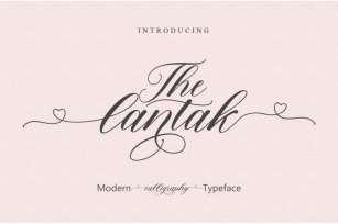 The lantantak Font Download
