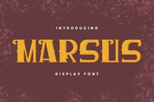 Web MARSUS Font Download