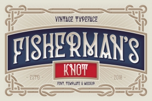 Fisherman's Knot. Font & Graphics Font Download