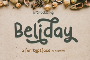 Beliday-Fun Display Font Font Download
