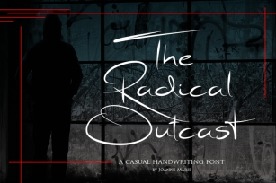 Radical Outcast - Signature Font Font Download