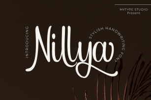 Nillya - Handwriting Font Font Download