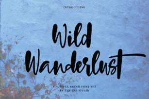 Wild Wanderlust Font Set Font Download