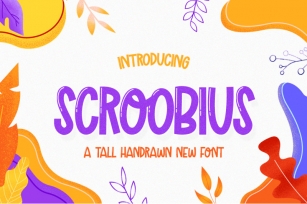 Scroobius Font (Hand Drawn Fonts, Procreate Fonts, Cool fonts) Font Download