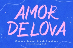 Amor Delova Brush Font Font Download