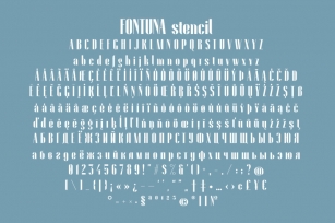 Fontuna Stencil Font Download