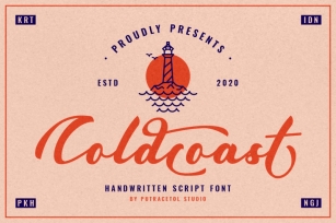 Coldcoast - Modern Handwritten Script Font Download