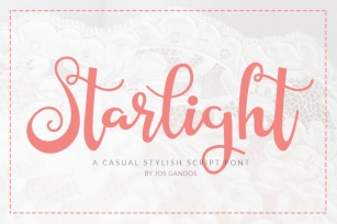 Starlight Script Style Font Download