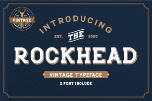 Rockhead Vintage Font Font Download