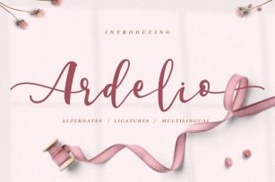 Ardelio Beautiful Script Font Download