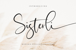 Sisterli Modern Calligraphy Font Font Download