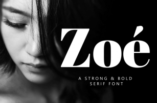 Zoé Font - A Strong & Bold Font Font Download