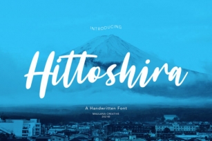 Hittoshira Font Download