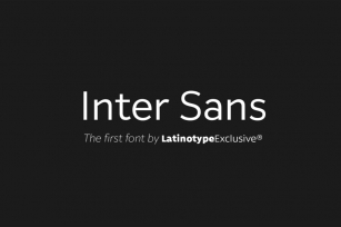 Inter Sans Font Download