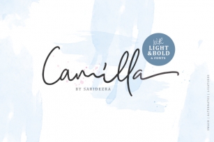 Camilla - Signature Script (6 Fonts) Font Download