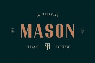 Mason - Elegant Font Font Download