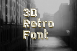 3d Retro Font Download